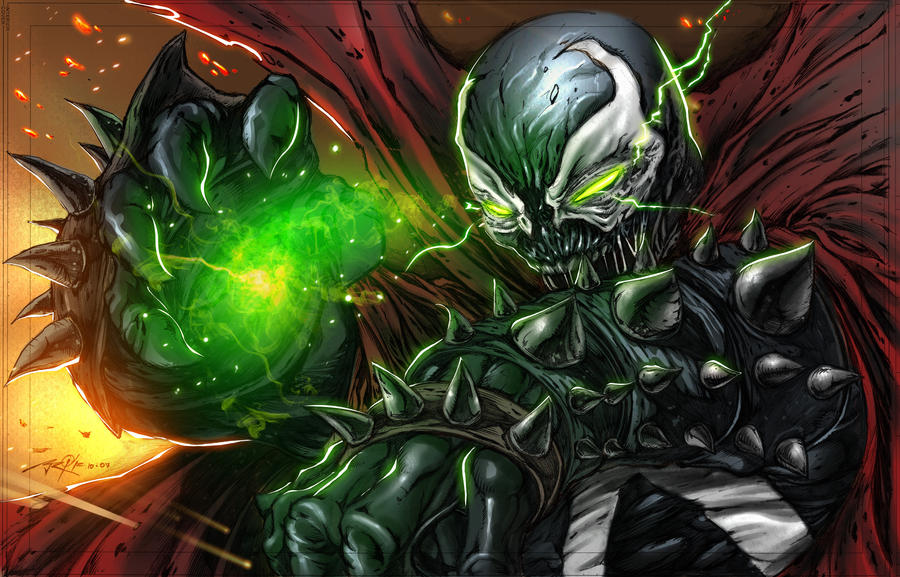 SPAWN colored by LoadedAtama on DeviantArt
