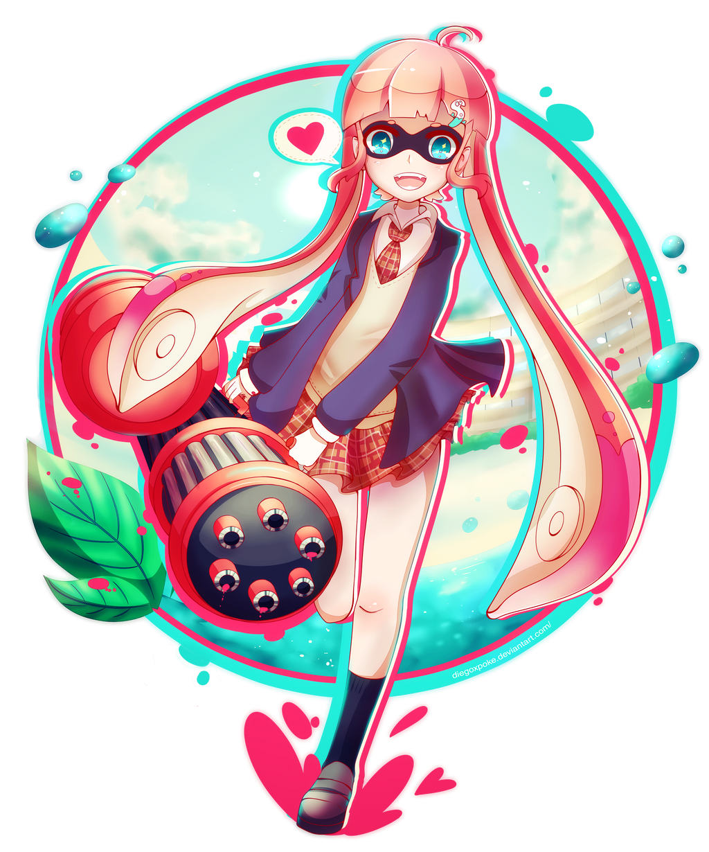 Inkling girl by Pokkiu on DeviantArt