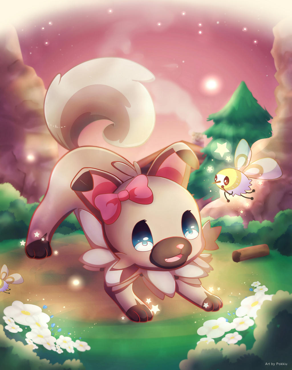 Rucruff Rockruff by Pokkiu on DeviantArt