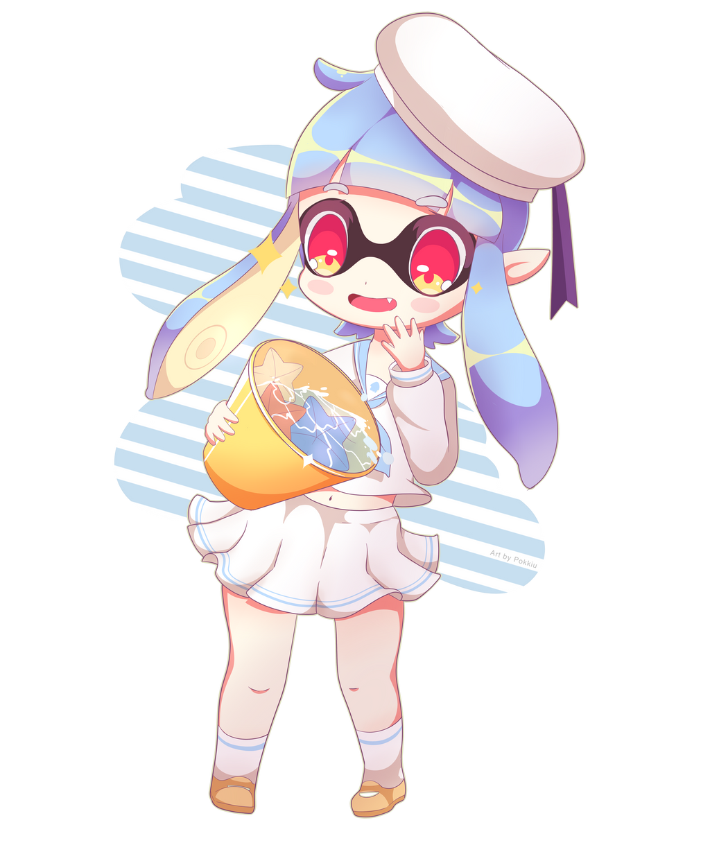 Blue Inling Blue Inkling by Pokkiu on DeviantArt