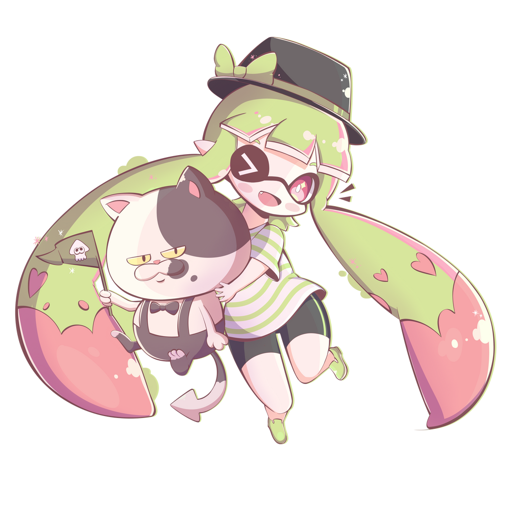 Chibi Inkling Girl by Pokkiu on DeviantArt