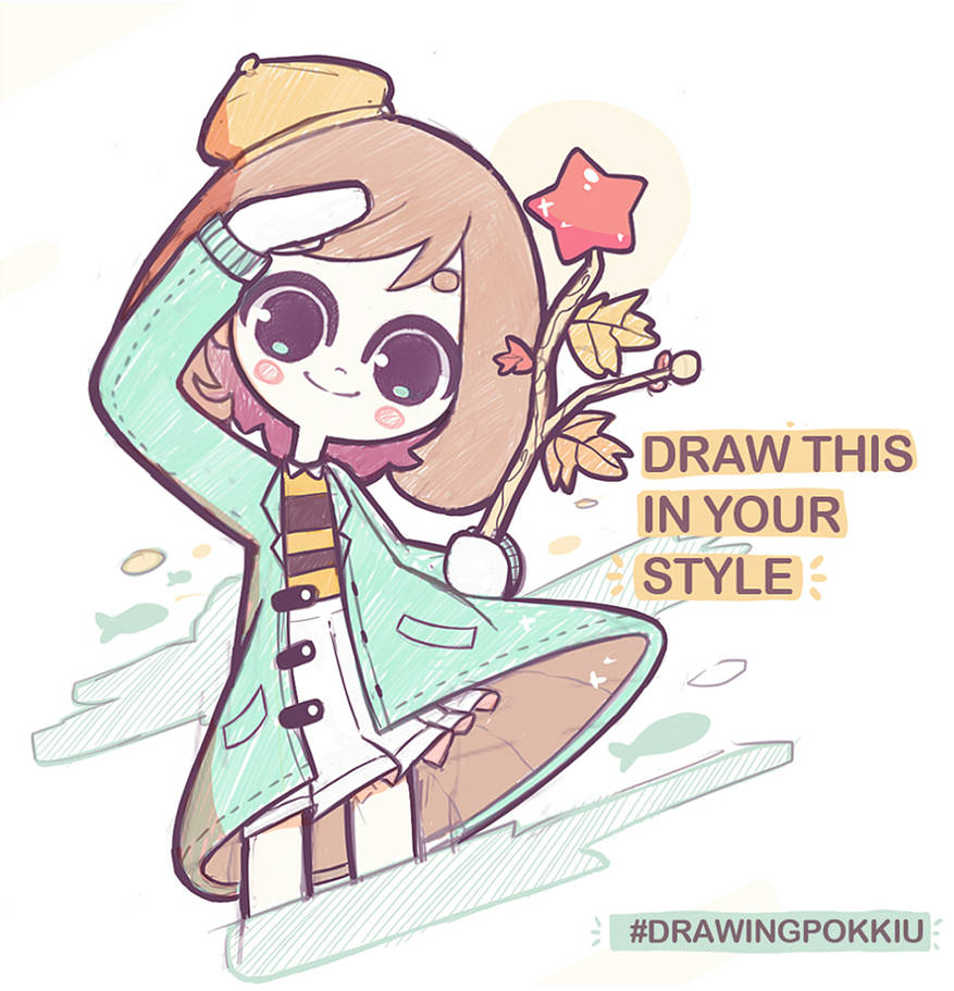 My Own Draw This In Your Style Challenge By Pokkiu On Deviantart