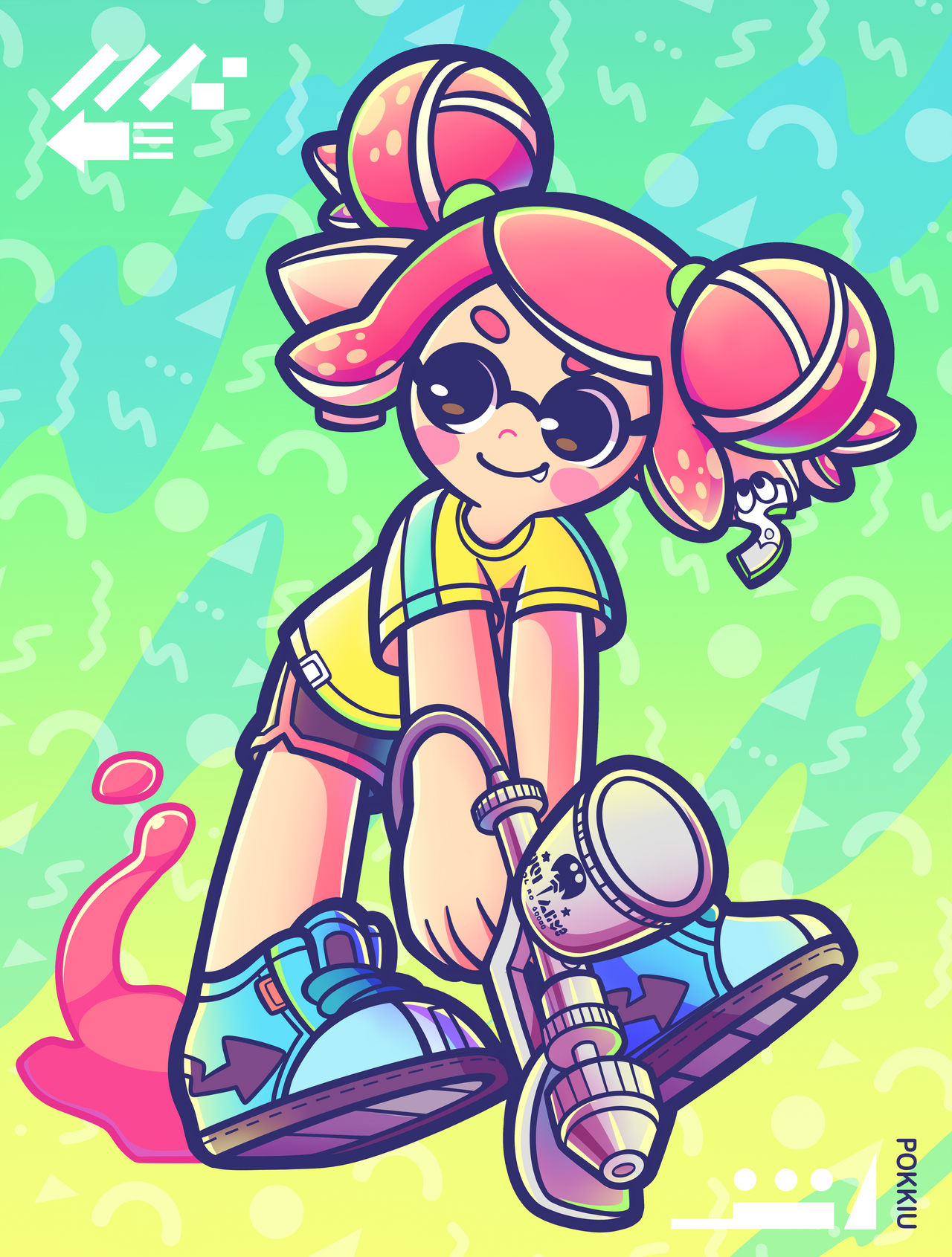 Inkling Commission - Justine by Pokkiu on DeviantArt