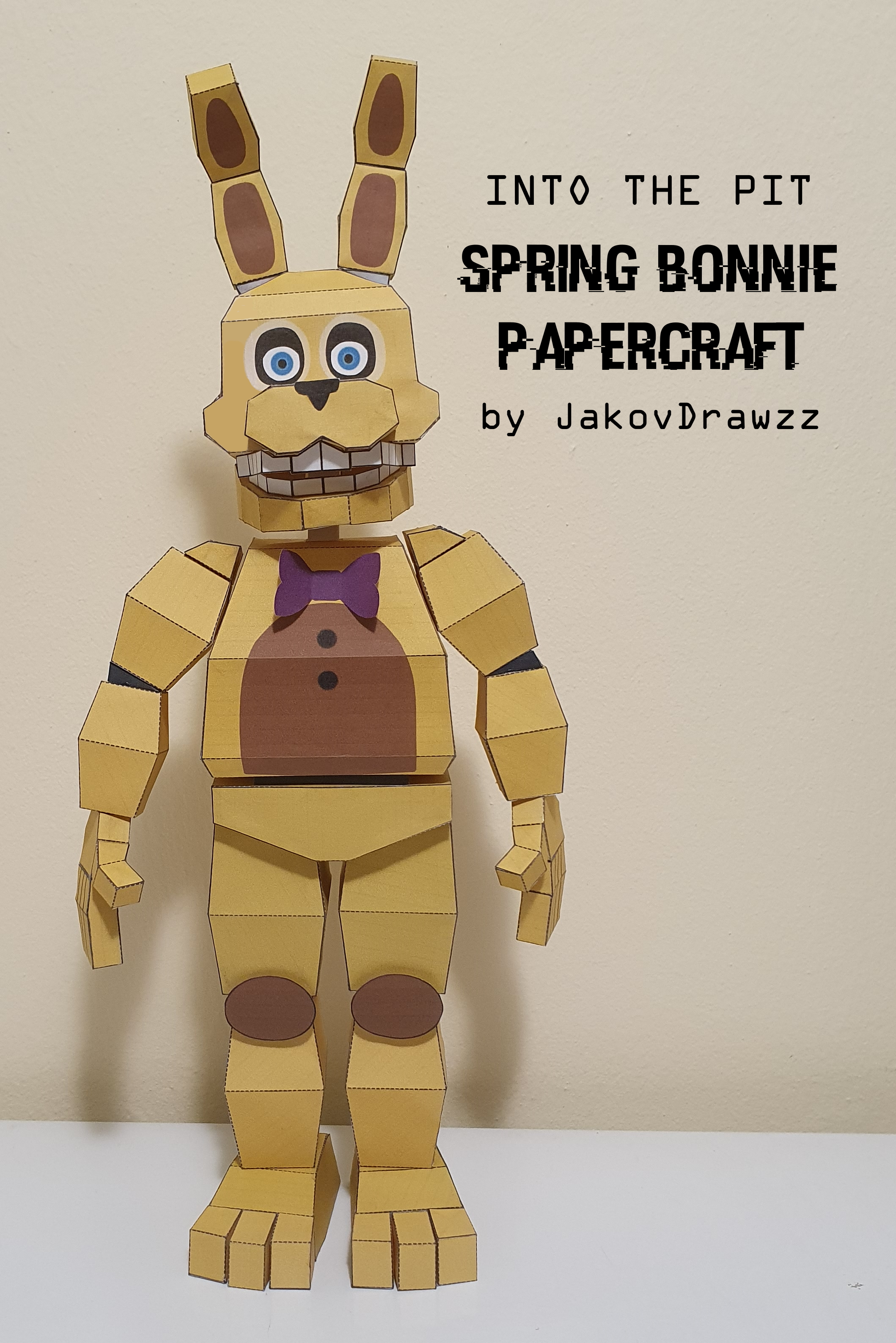 five nights at freddy's 4 Plush Trap Papercraft by Adogopaper on DeviantArt