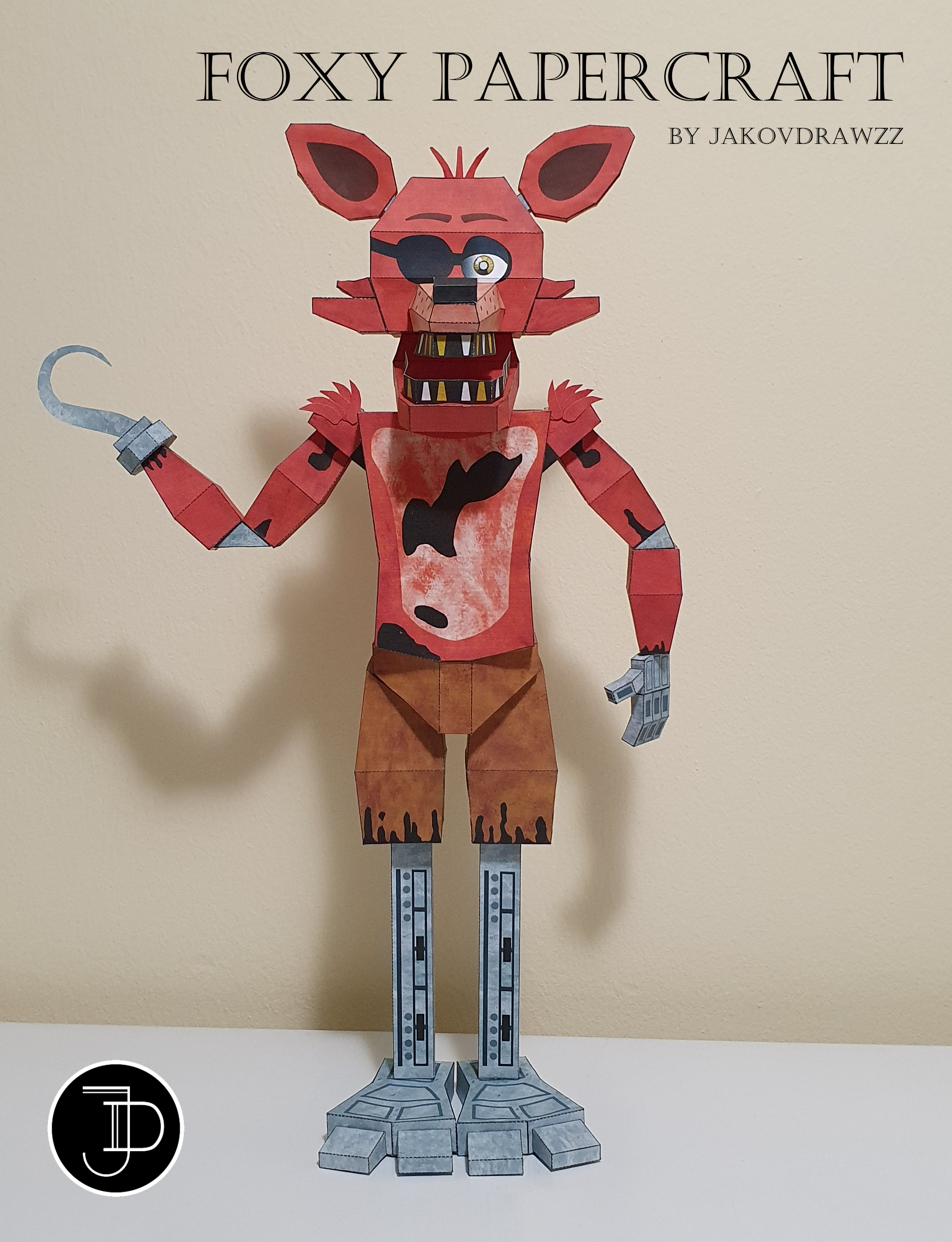 Withered Freddy Fnaf 2 Papercraft by JakovDrawzz