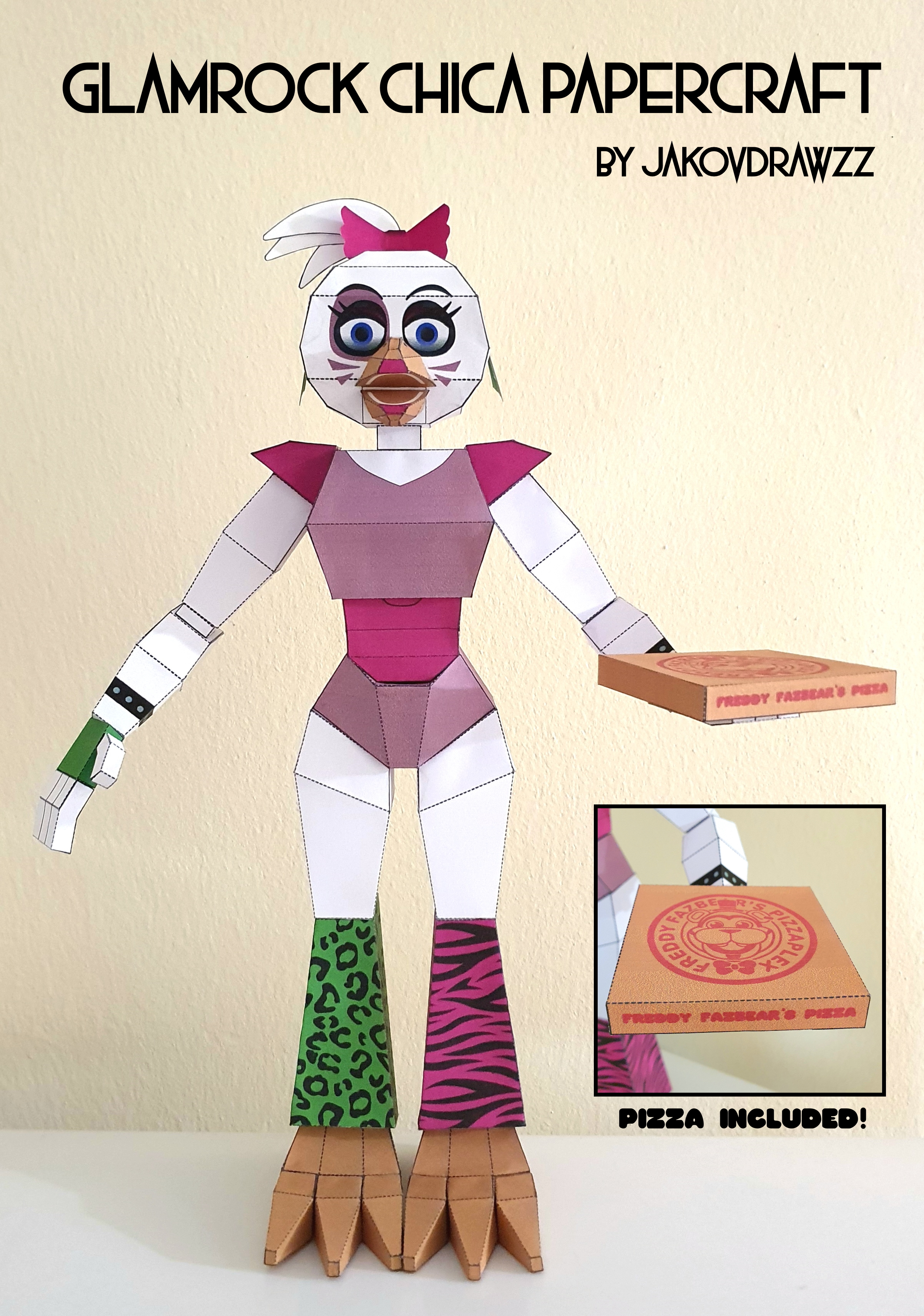 Chica Five Nights At Freddy's Paper Model