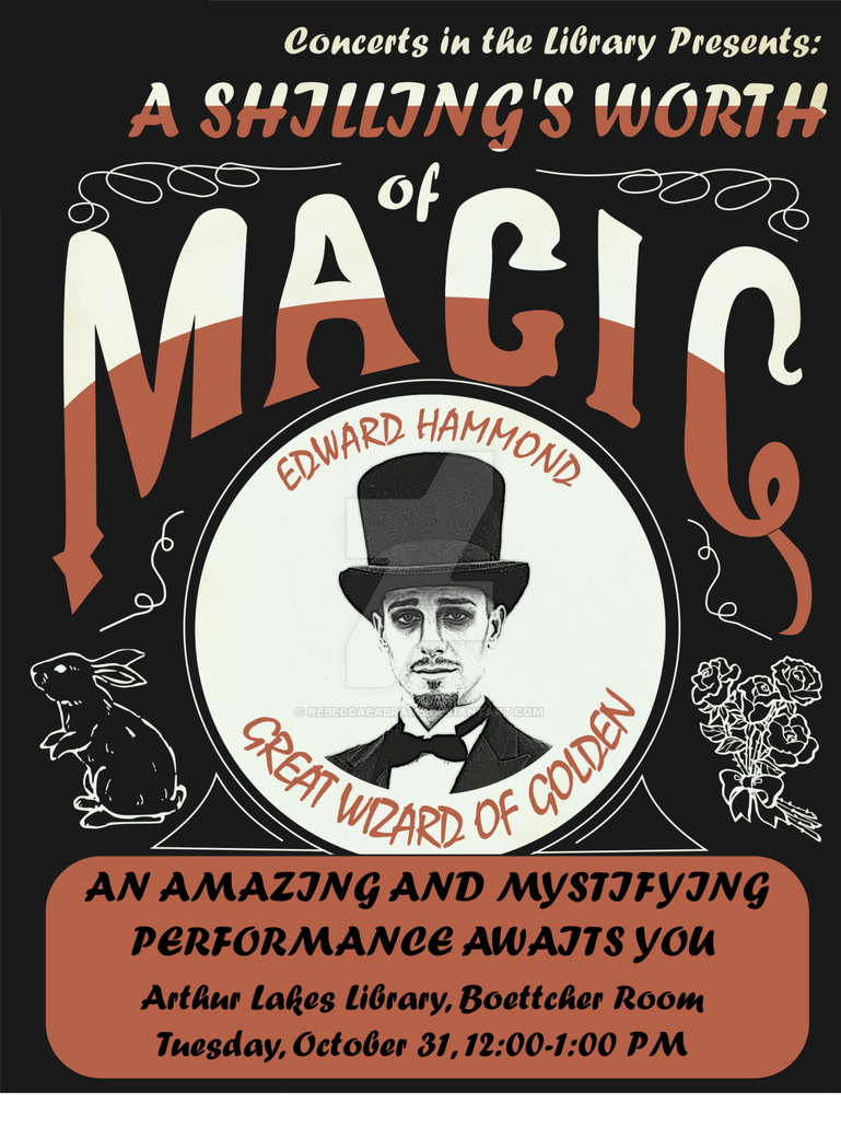 Magic Ruler Poster Magician Poster by RebeccaEAbrams on DeviantArt