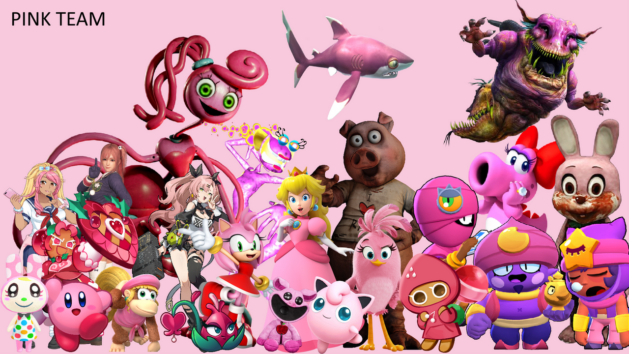Pink Team Unity Video Games Pink Team by FEDE64fanarts on DeviantArt