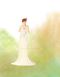 The wedding dress