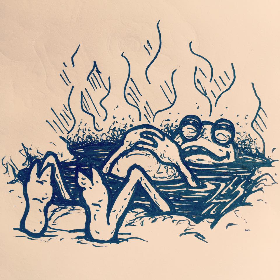 Inktober 2016 Day 15: Relax