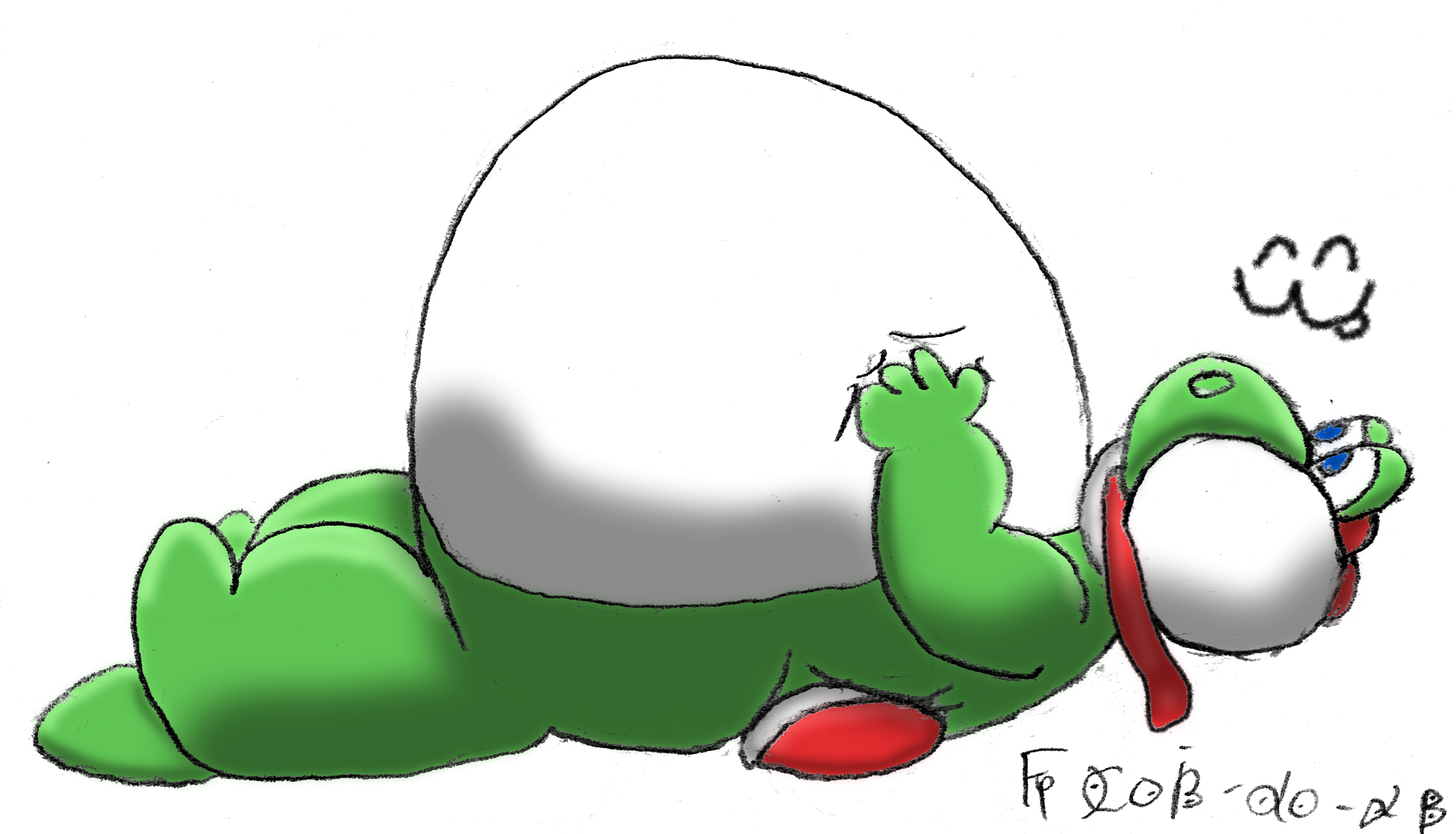 Pizza Delivery Yoshi by CluelessDanny on DeviantArt