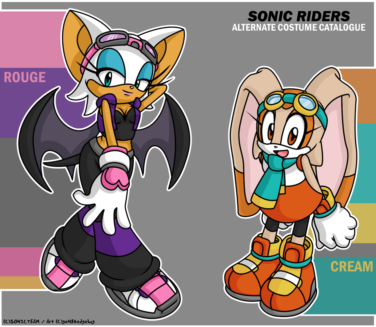 Sonic Riders Suits Sonic Riders:Alternate Costume by geN8hedgehog on DeviantArt