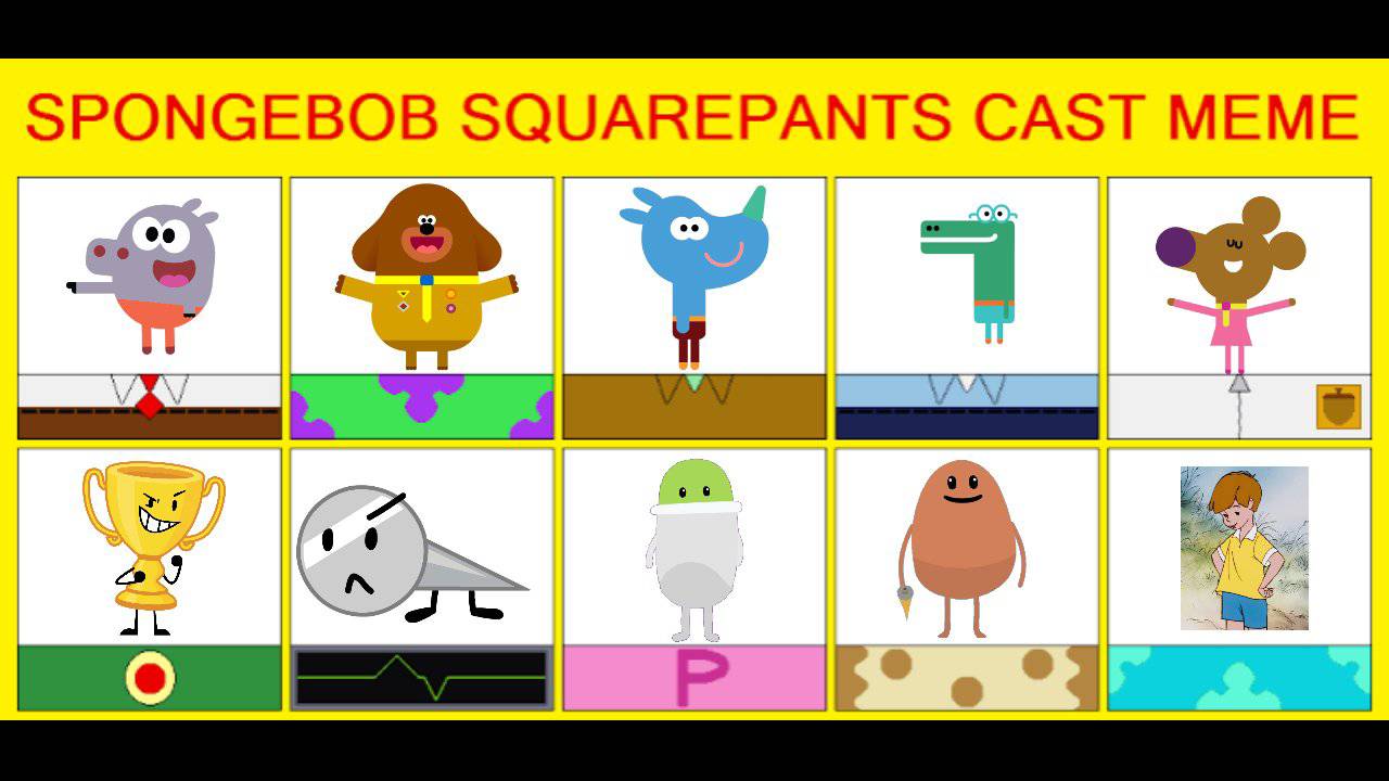 SpongeBob SquarePants Cast Meme 8 by MAXMVG04 on DeviantArt