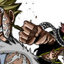 Natsu vs Sting and Rogue