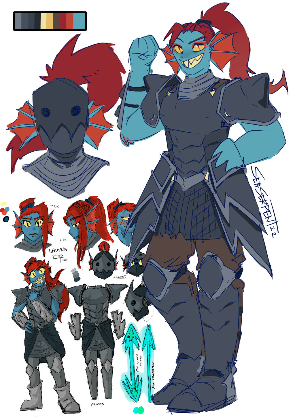 Undyne Bodybuilder Endtale-undyne by imatrashcan2 on DeviantArt