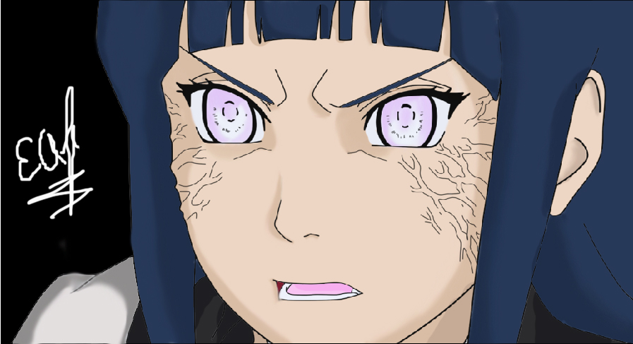 Naruto: Shippuden - Hinata's Byakugan by Vik2010s on DeviantArt