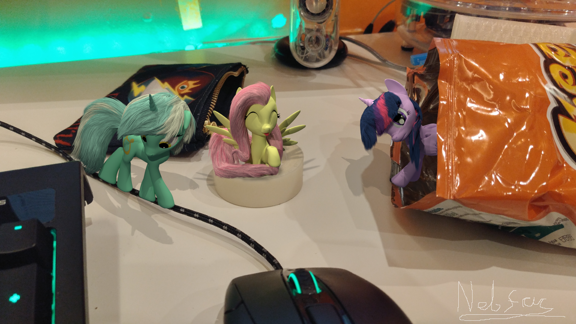 Ponies messing around