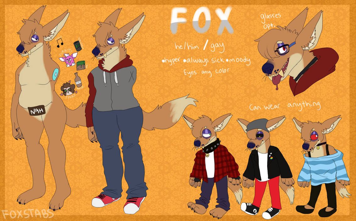 Custom Fox Rp Fox - Ref by foxstabs on DeviantArt