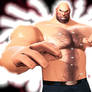 Fist of the pootis star - Heavy rips his shirt