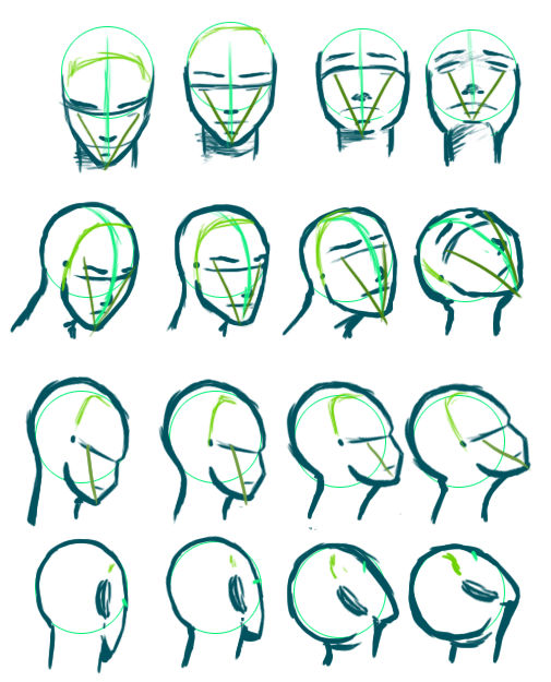 face angles guide by THEAltimate on DeviantArt
