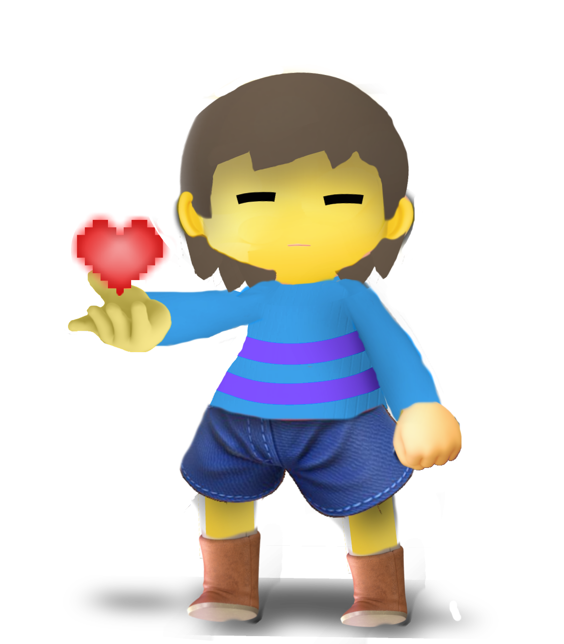 Frisk Edit by InazumaStyles on DeviantArt