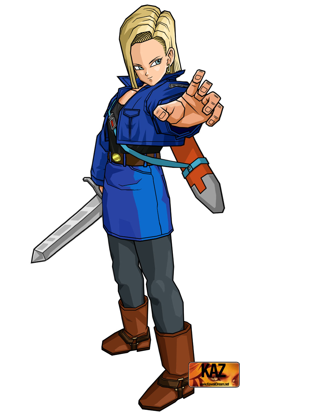 Trunks looks badass without his jacket on : r/Dragonballsuper