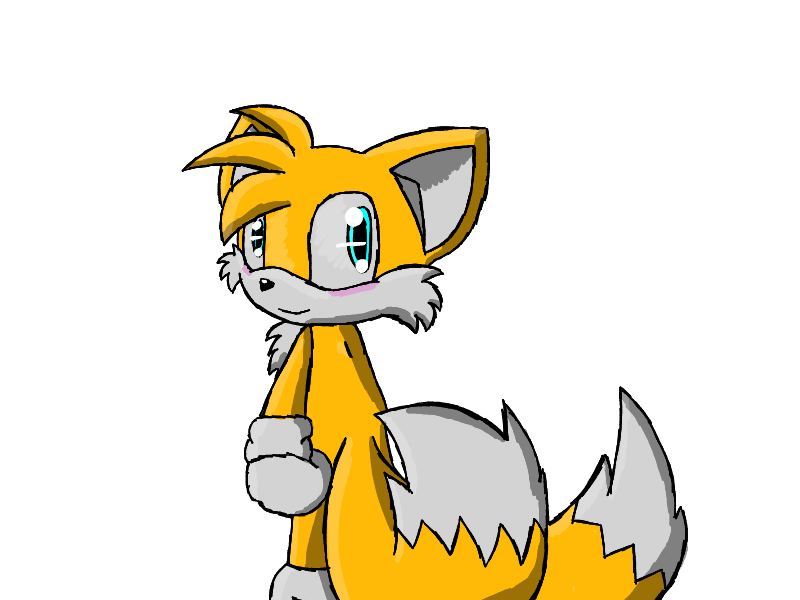 Tails doodle by Artistonfire on DeviantArt