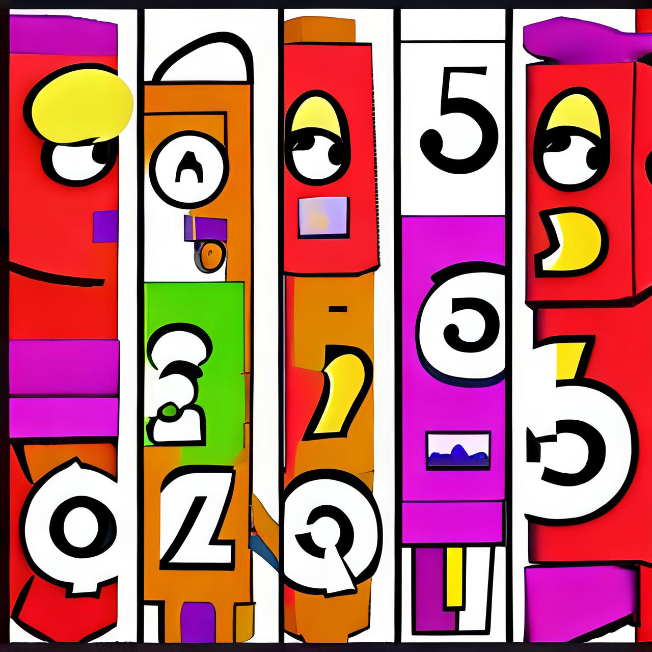 Number Blocks Running Deviantart numberbloks by rfvirgo on DeviantArt