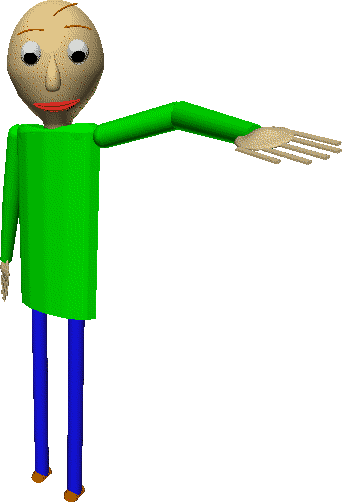 Random Encounters Baldi Random Baldi Render by JuliusWilkinsonYT on DeviantArt