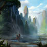 Practise work: concept art valley