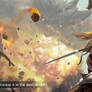 Painting Process of 'Dragon Hunting'