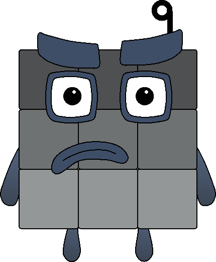 Block Number 9 Graphics Numberblock mean 9 by amirmaghrabi1234 on DeviantArt