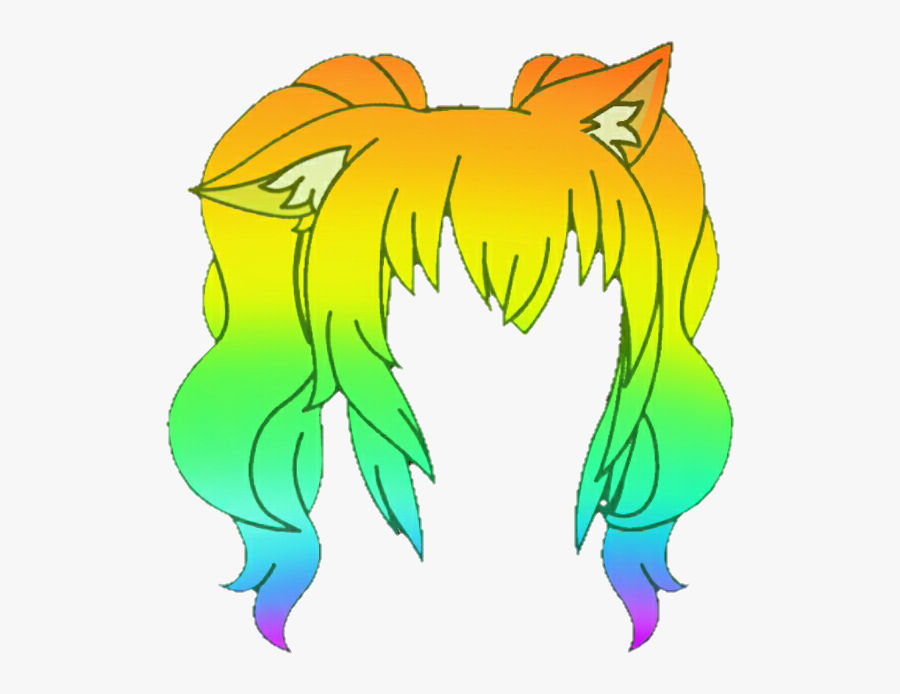 How To Make An Neon Cute Gacha Hair Free By Hackerproluna On Deviantart