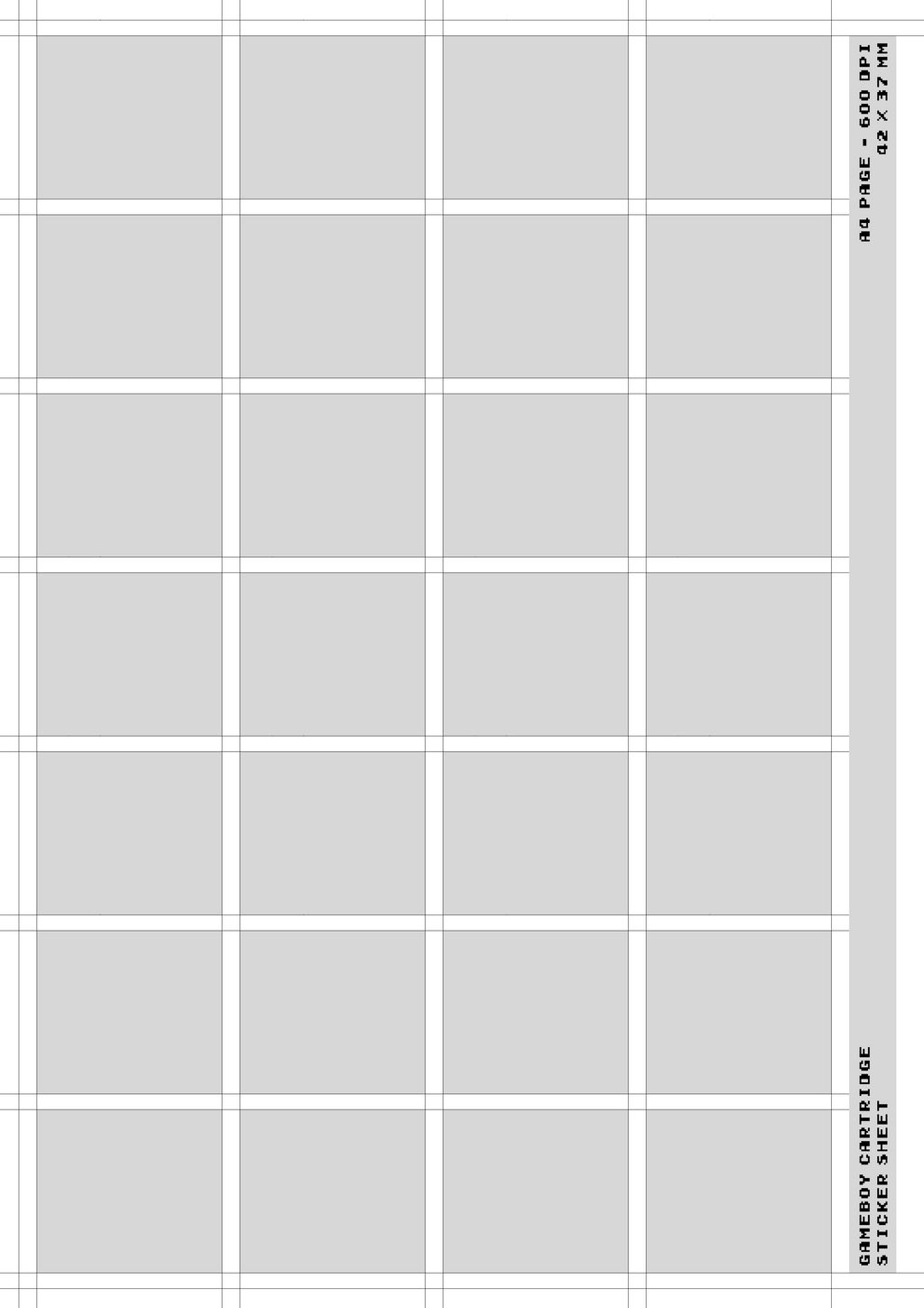 Gameboy Cartridge Sticker Sheet by Jenetrix on DeviantArt