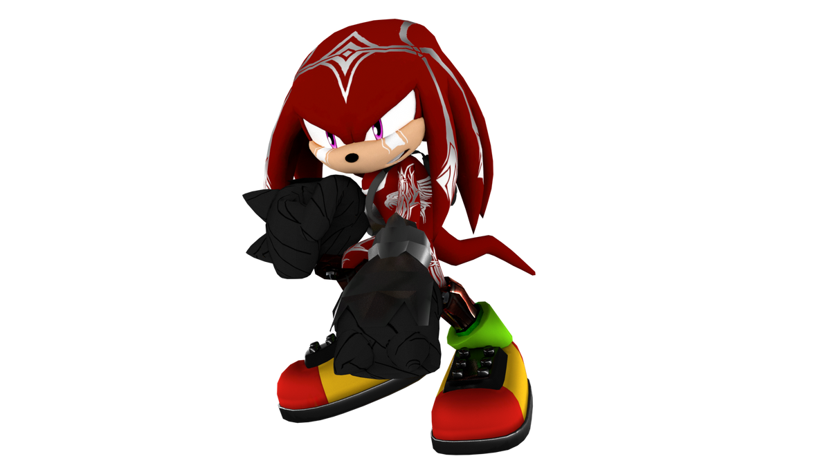 Multiverse Knuckles Render by MultiverseShadow on DeviantArt