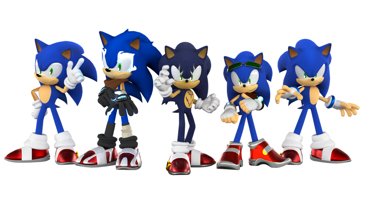 The Blue Blurs of the Multiverse by MultiverseShadow on DeviantArt