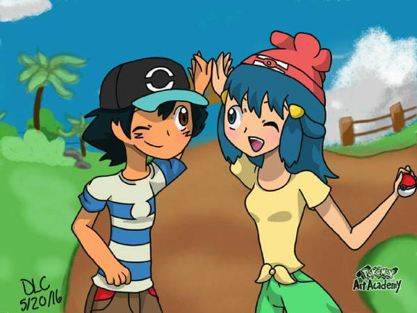 Pokemon Ash and Dawn Journey To The Alola Region by PrincessLocket