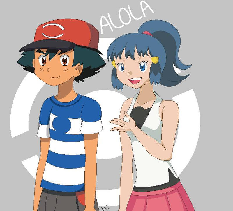 Pokemon Ash and Dawn Journey To The Alola Region by PrincessLocket