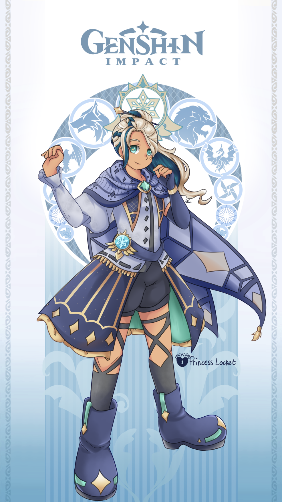 Genshin Impact Eliza by PrincessLocket on DeviantArt