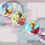 Persona 3 Button set