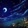 Ponyville at Night