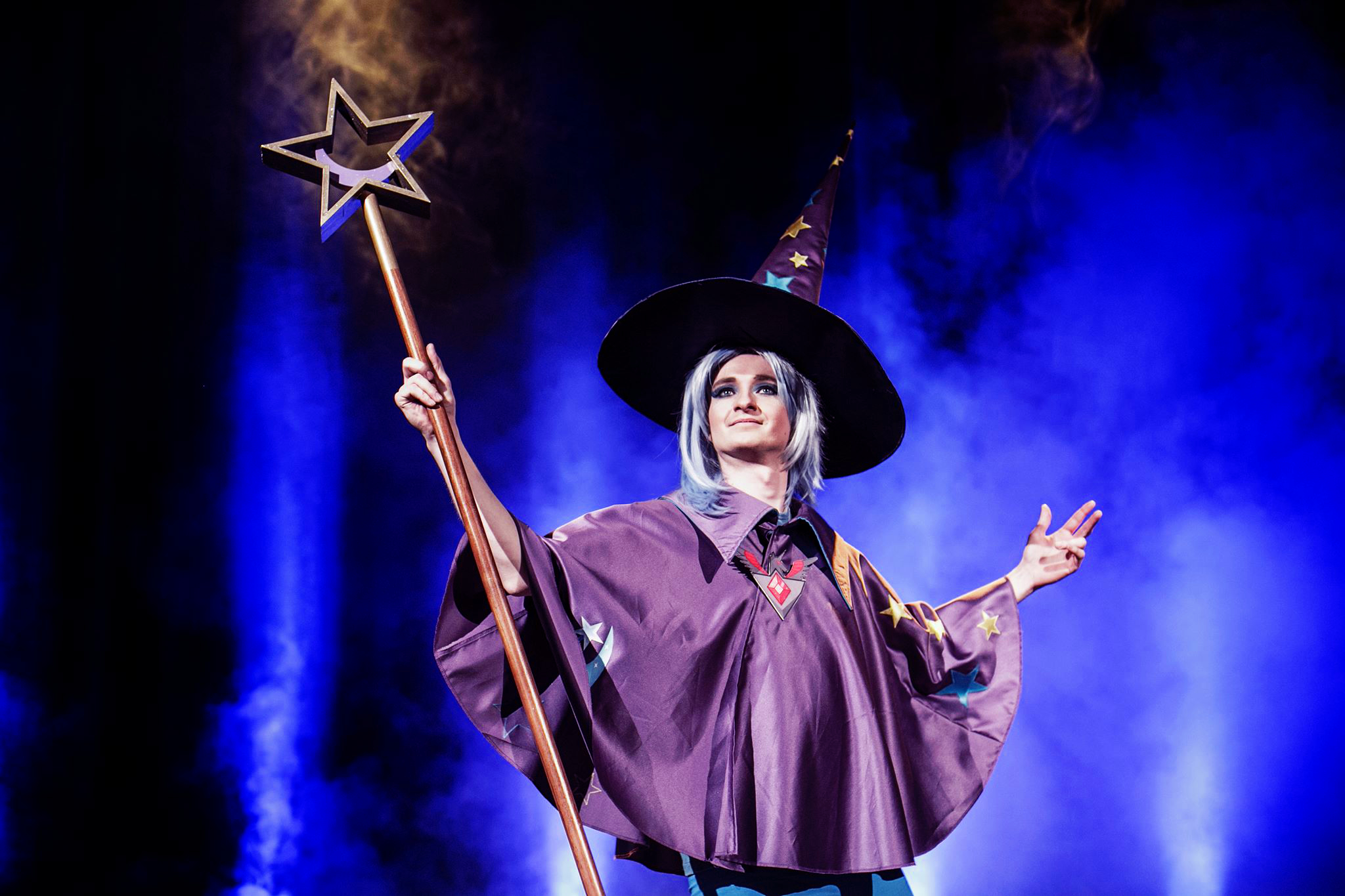 Trixie performing on stage