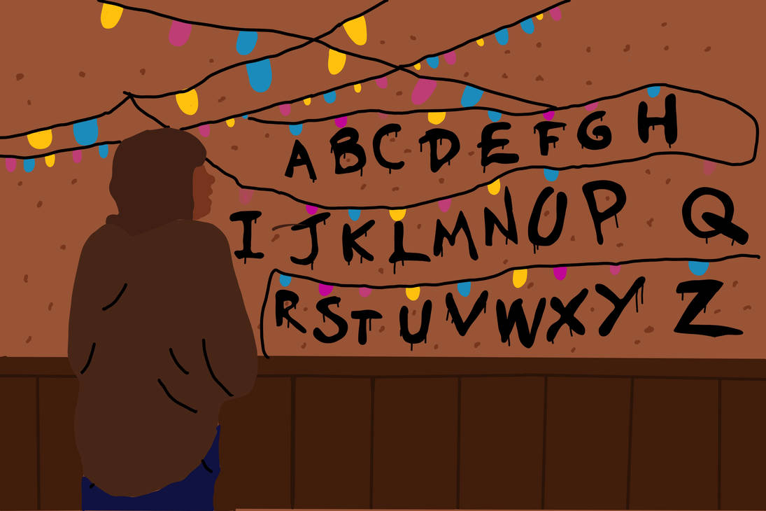 Stranger Things ABC Wall by BreadCrummzz on DeviantArt
