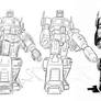 Optimus Prime - progress sketch
