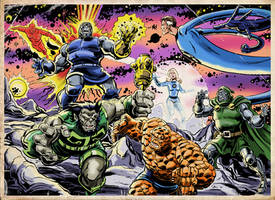 The Fantastic Four vs. Darkseid and the New Gods!