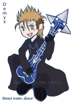 KHII - Demyx Chibi