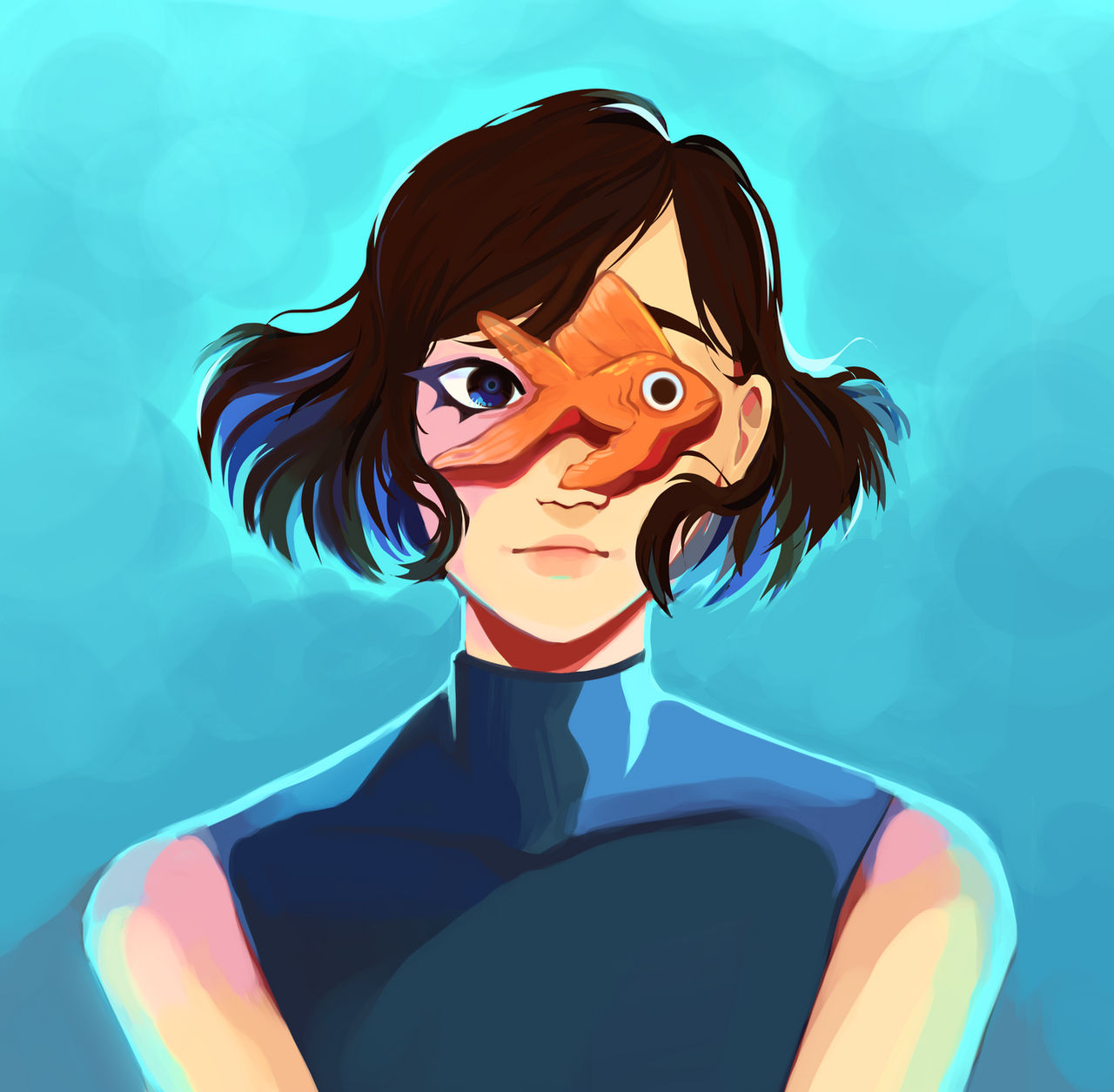 Brain Exploding Goldfish goldfish brain by cremesicles on DeviantArt