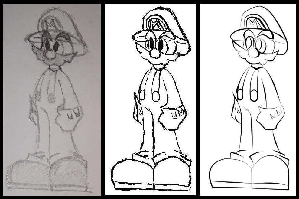 Mario sketch - progress