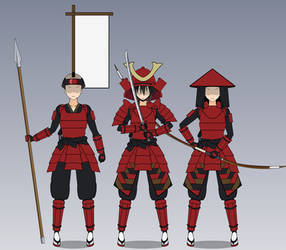 Samurai and Ashigaru [Exports(KKL)]