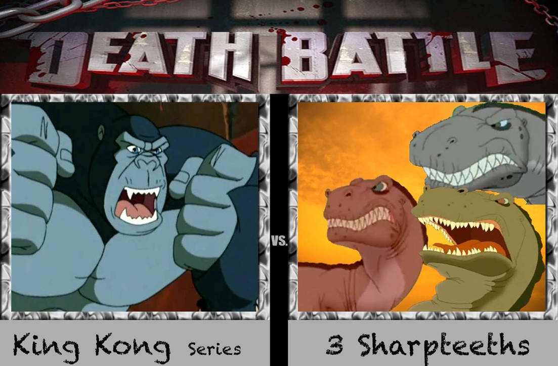 Kong vs Sharptooth by ComedyYesHorrorNo on DeviantArt